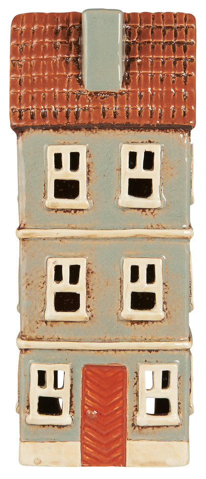 Keramikhus - Ljuslykta Ib Laursen, grått, 23 cm