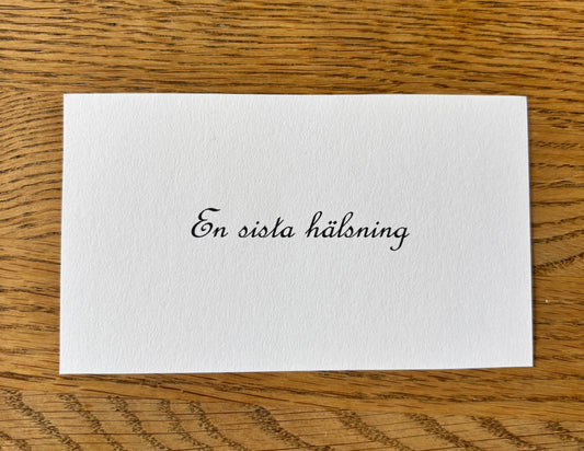 Kort begravning